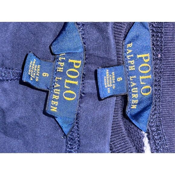 Cute Polo Ralph Lauren girls 2-PC Cotton Polo Bear outfit Set Navy  2 piece Set - Picture 7 of 8